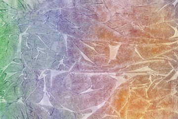 Obraz premium Colorful abstract watercolor paper textures on white background. Chaotic abstract organic design. 
