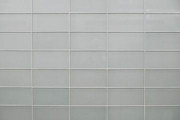 Modern grey glass brick wall background