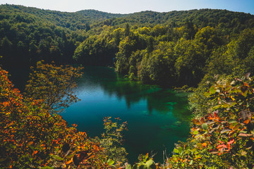 Plitvice national park lake