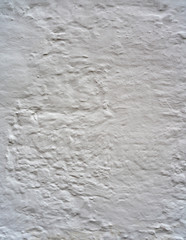 white plastered house facade