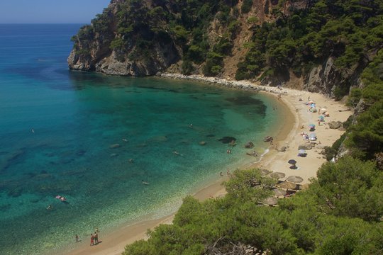Alonaki Fanariou beach is a sandy beach near Parga in Preveza Greece