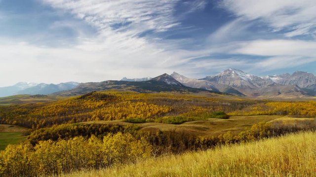 Scenic Autumn Landscape Of Freshwater Wetlands In Canada 