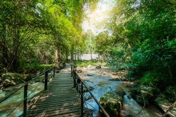 Beautiful waterfall in natural 