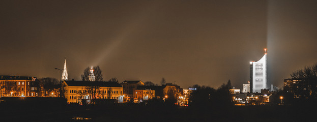 Leipzig bei Nacht