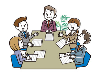 ビジネス　会議　打ち合わせ