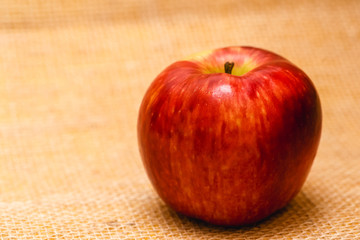  Red and fresh apples with water droplets on the peel