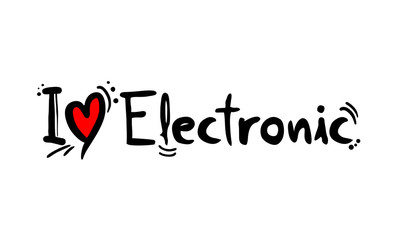 Electronic music style love