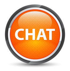 Chat galaxy orange round button