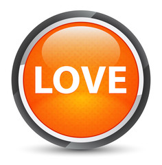 Love galaxy orange round button