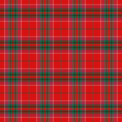 Christmas new year Tartan. Pattern Scottish cage