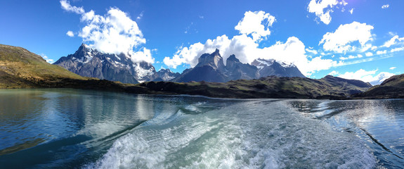 curenos del paine from Pehoe lake