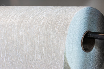 Fiberglass fabric composite roll material
