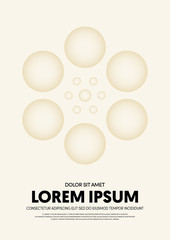 Movie and film poster design template background modern vintage retro style