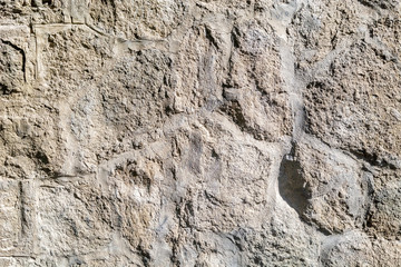 Old stone wall with cement texture background
