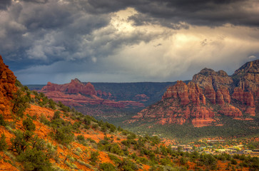 Sedona and the Rain