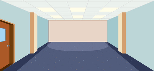 An empty room template