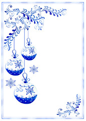 Celebrate card for Christmas and Happy New Year celebrates