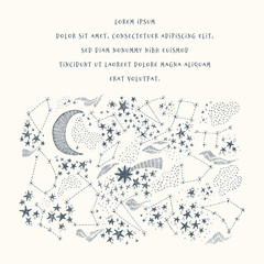 Stary sky and constellation-02