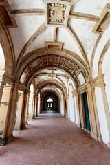 The ambulatory cloister of the Main Cloister, in Covent of Christ