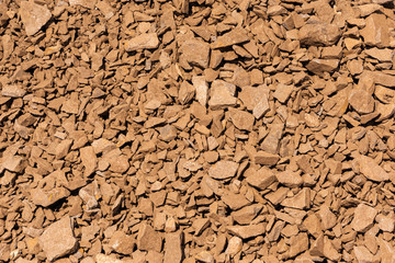 rubble texture natural abstract background close-up