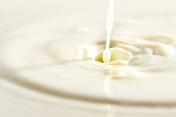 Milk splash as background