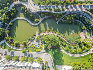 Aerial View of Park