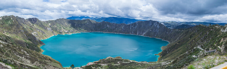 Obraz premium Quilotoa Lake
