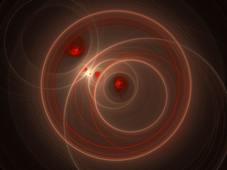 surreal Futuristic digital 3d design art abstract background fractal illustration for meditation and decoration wallpaper