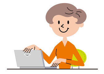 ママ　パソコン