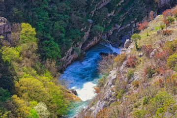 Fototapeta na wymiar River Cikola canyon