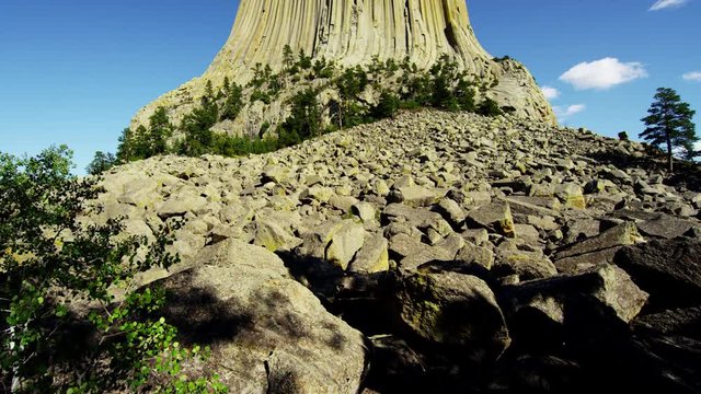 Devils Tower a National Monument in Wyoming National Park USA