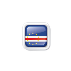 Cape Verde flag, vector illustration on a white background