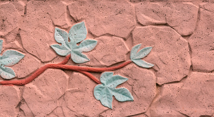 grunge floral background