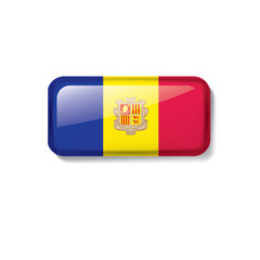Andora flag, vector illustration on a white background