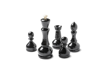 Chess isolated on white background