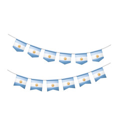 Fototapeta na wymiar Argentina flag, vector illustration on a white background