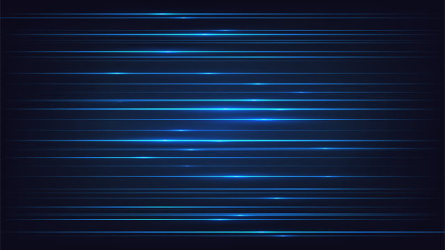 Abstract blue background with horizontal lines