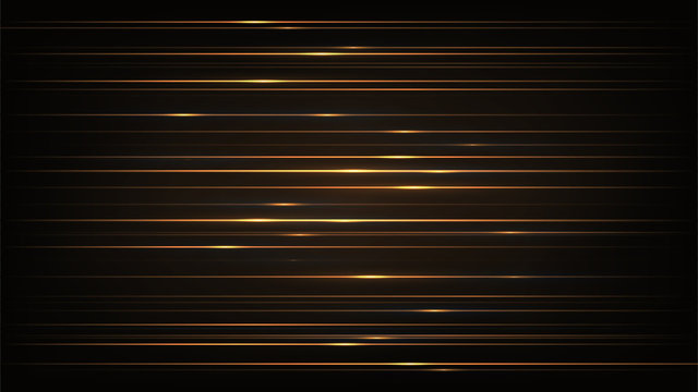 Abstract background with gold horizontal lines