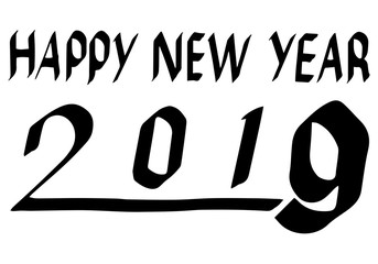happy new year 2019,celebration,vector