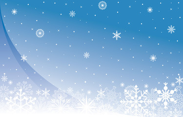 Winter Snow Snowflake Illustration Texture Card Background