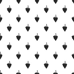 Berry grape pattern seamless vector repeat geometric for any web design