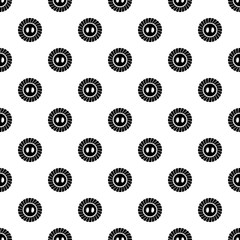 Sewing button pattern vector seamless repeating for any web design