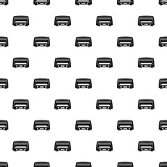 Microwave oven pattern seamless vector repeat geometric for any web design
