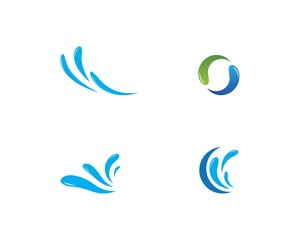 Water Splash logo vector
