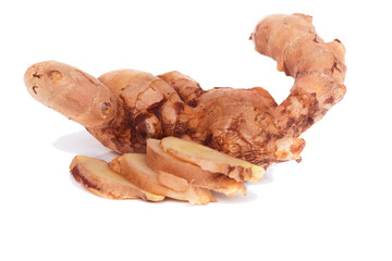 fresh ginger from garden
