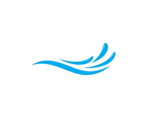 Water Wave symbol and icon Logo Template