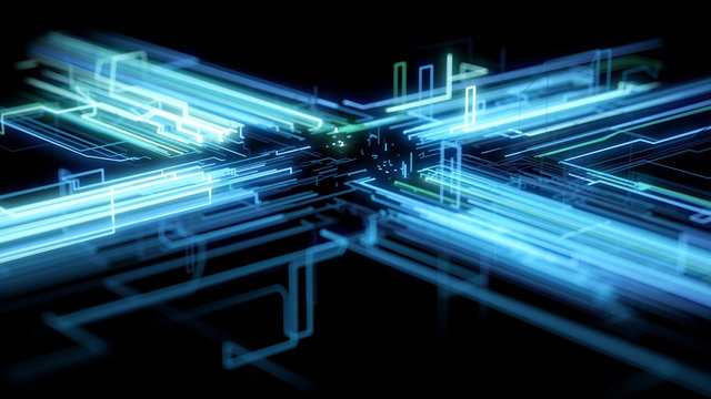 Moderne Netzwerk Technologie online