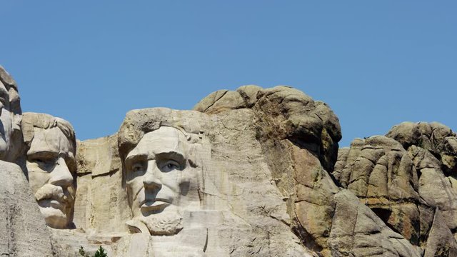 View of Mount Rushmore National Memorial South Dakota USA