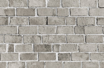 Gray textured brick wall background