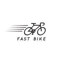fast bike graphic design template vector illustration